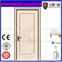 Puerta barata del PVC del MDF del precio rasante